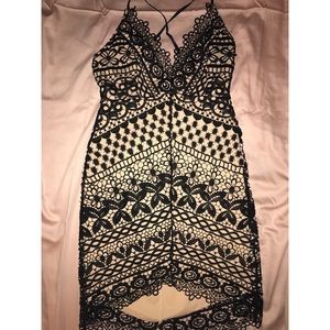 NWT Black lace dress